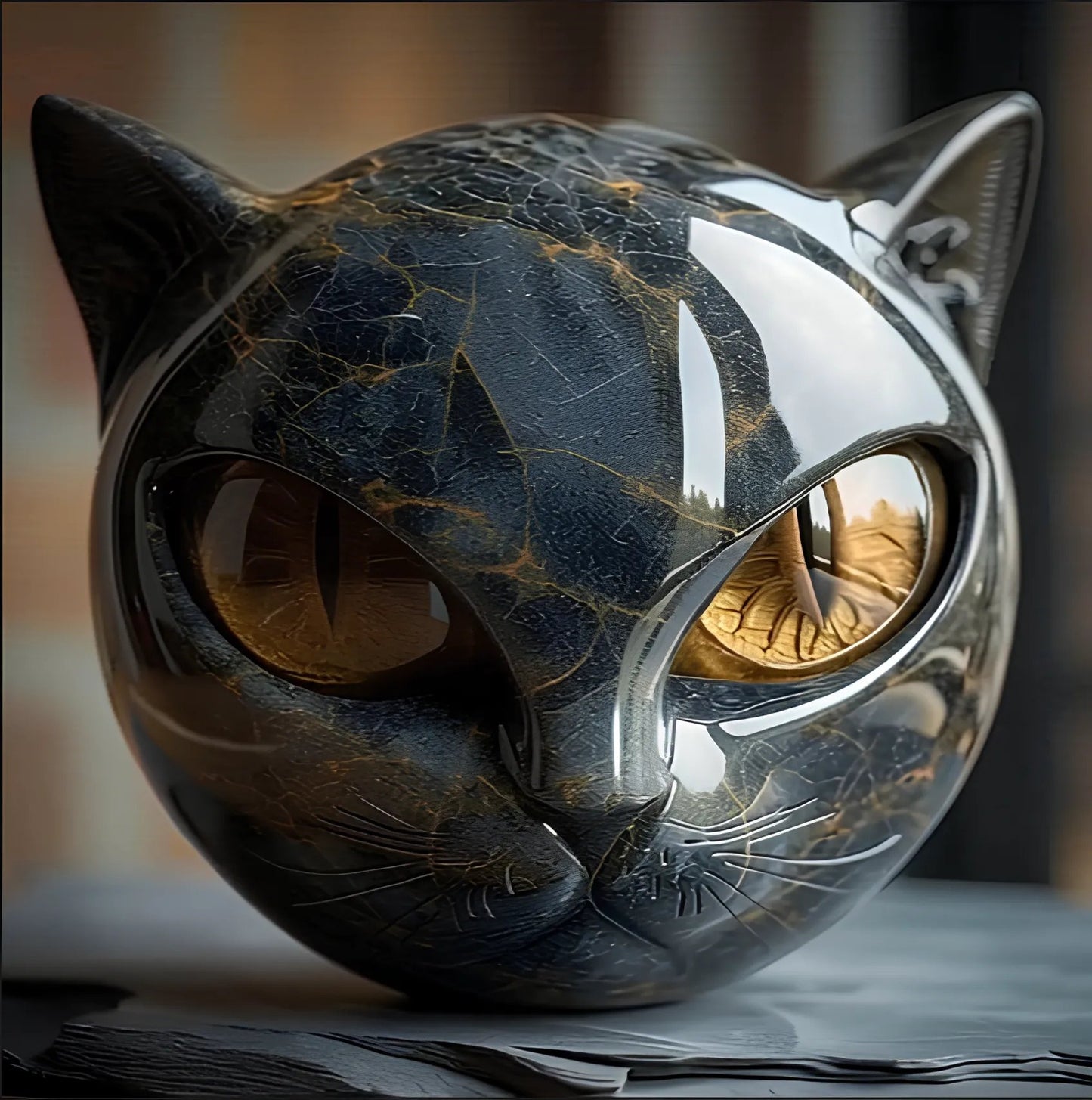 🔥LAST DAY 50% OFF🐈⬛Luxury Black Cat Sculpture – Elegant Home Décor & Gift-Ready Art Piece