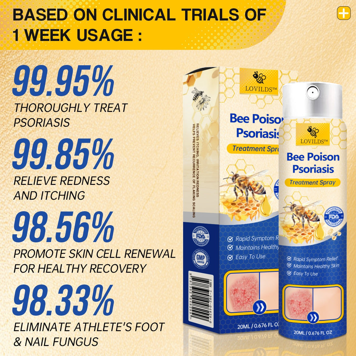 【Official Brand Store】PsoriaHeal Psoriasis Spray Pro