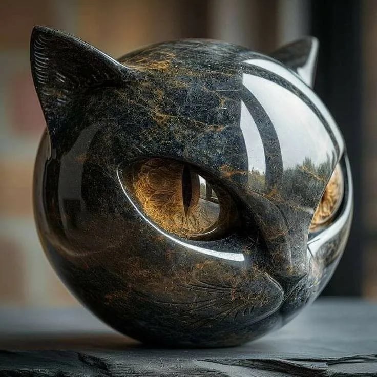 🔥LAST DAY 50% OFF🐈⬛Luxury Black Cat Sculpture – Elegant Home Décor & Gift-Ready Art Piece