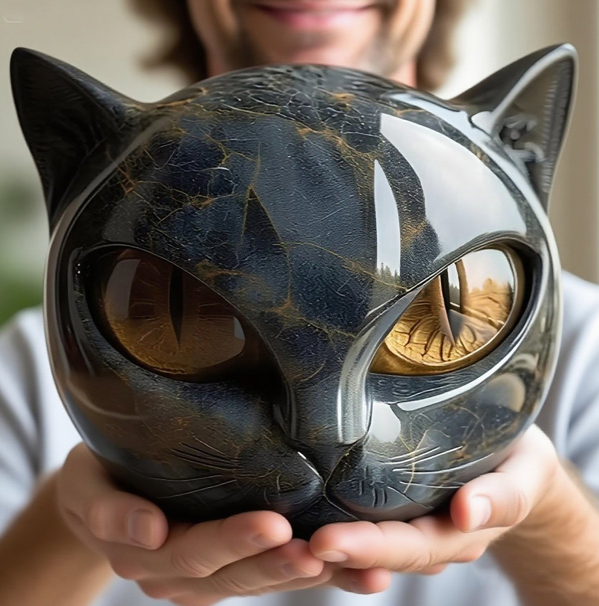 🔥LAST DAY 50% OFF🐈⬛Luxury Black Cat Sculpture – Elegant Home Décor & Gift-Ready Art Piece