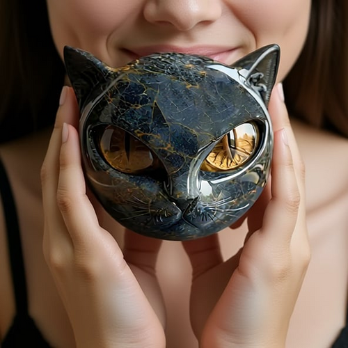 🔥LAST DAY 50% OFF🐈⬛Luxury Black Cat Sculpture – Elegant Home Décor & Gift-Ready Art Piece