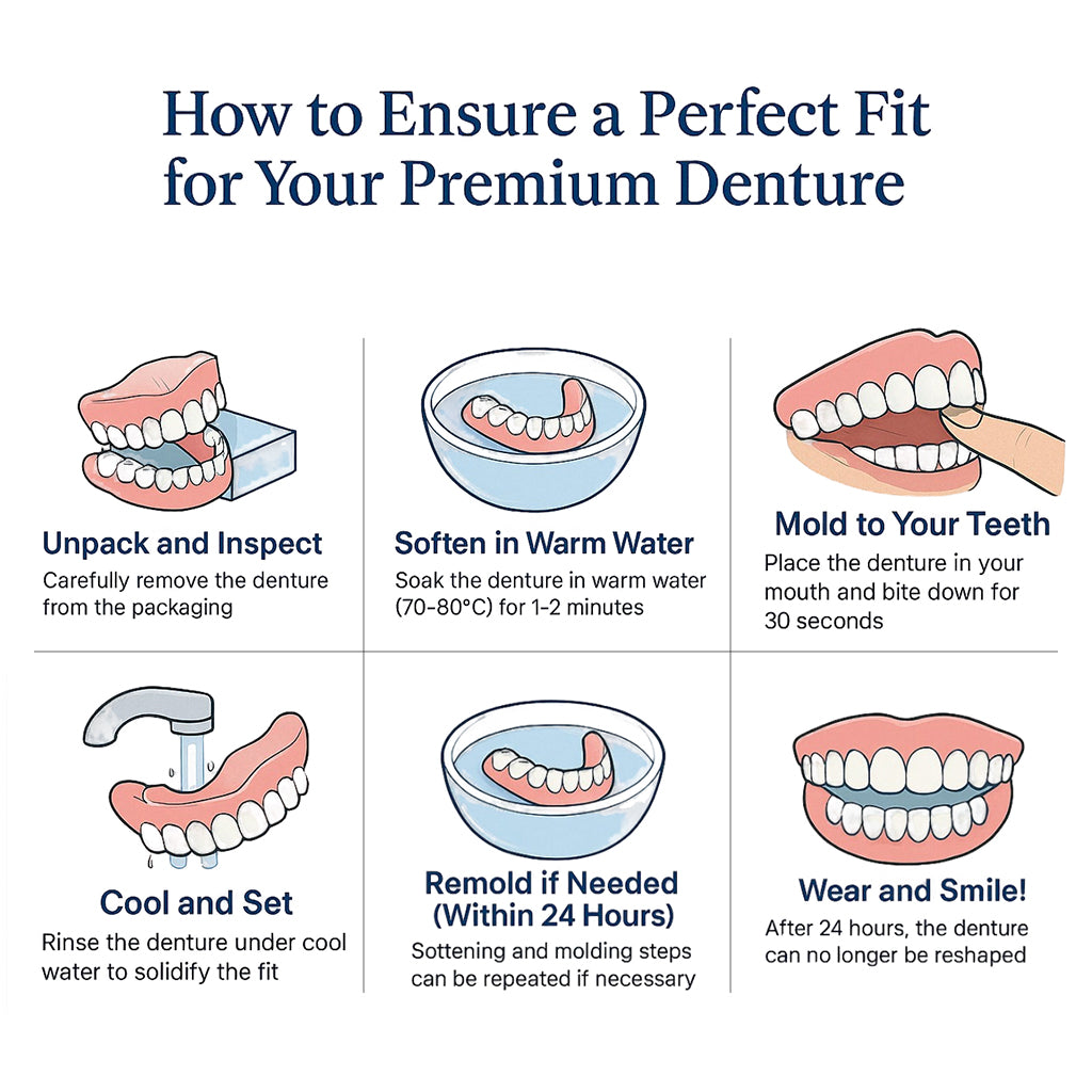 NESLEMY™ Advanced Customized Full Denture Set