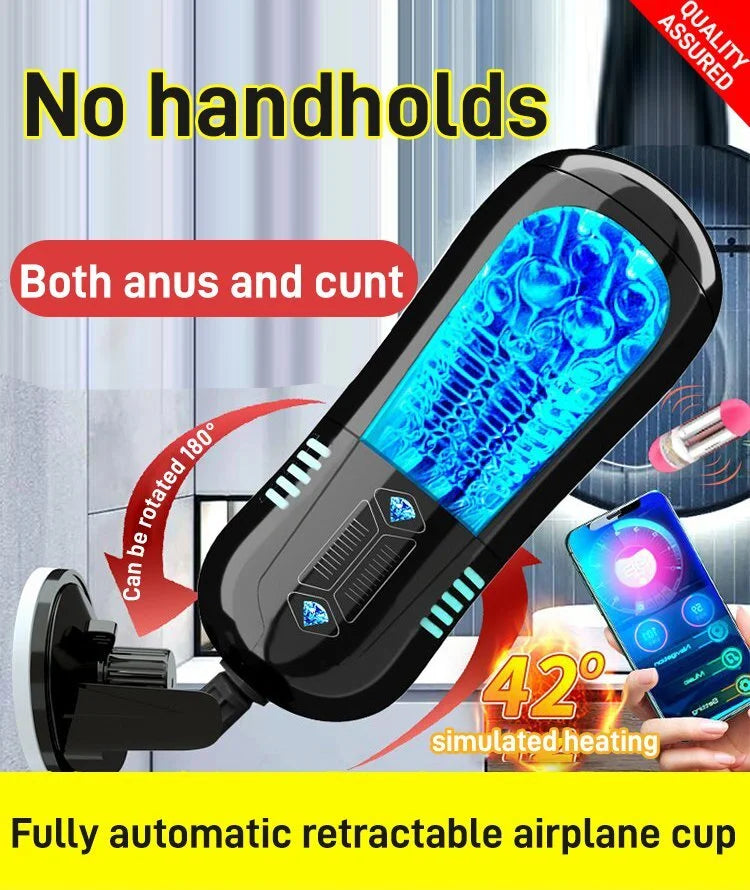 😘【Discreet Delivery】 Fully automatic, hands-free retractable relaxation cup