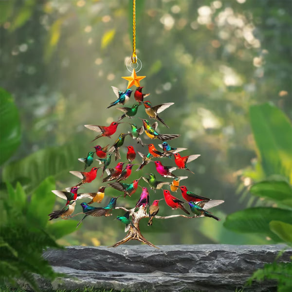 🔥🐦🎄Hummingbird Christmas Ornament✨(Same as in the video)