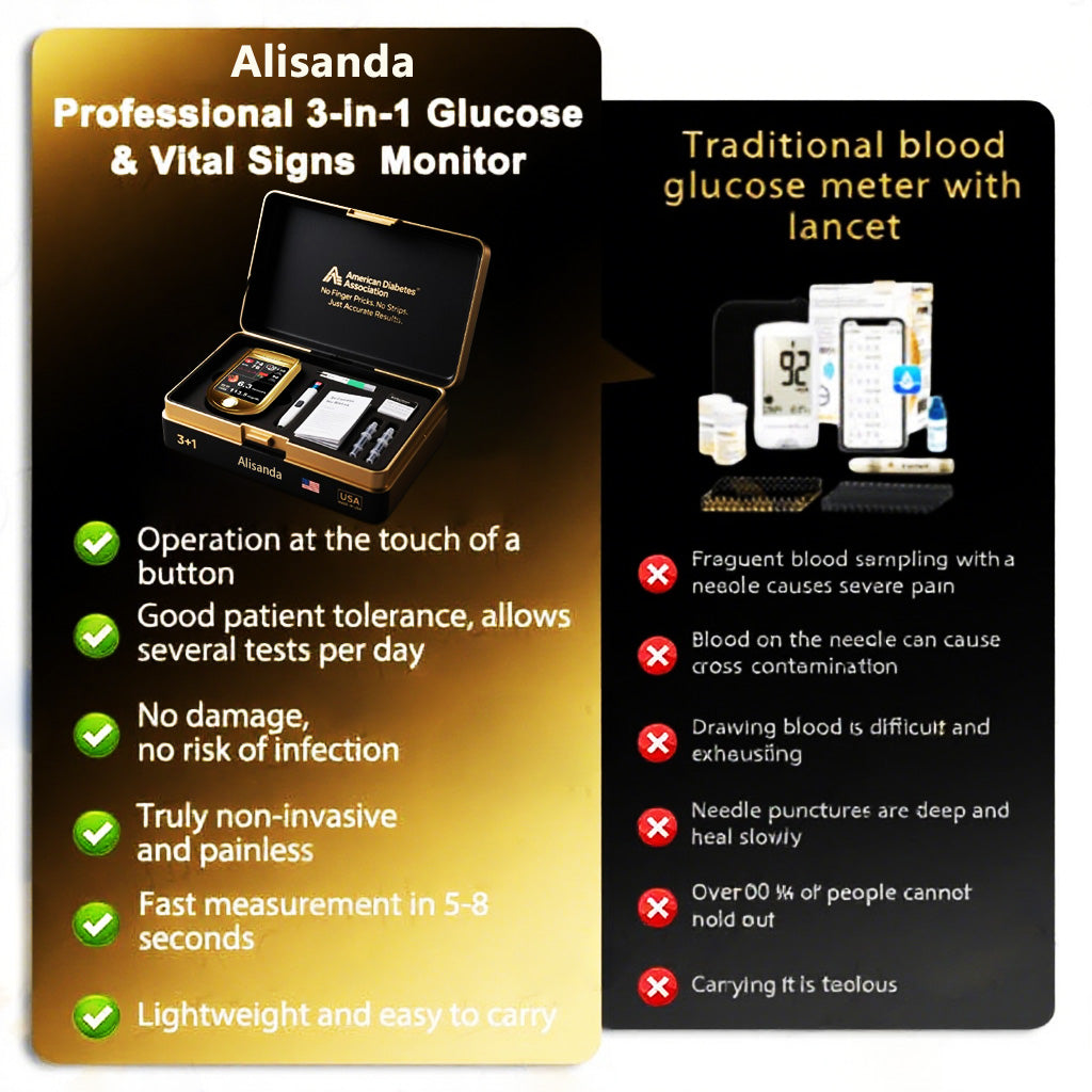 š„ 3-in-1 Health Monitor Painless Testing - Extremely Fast Readings - Accurate Tracking ā
Blood Glucose ā
Heart Rate ā
Blood Oxygen All in One!