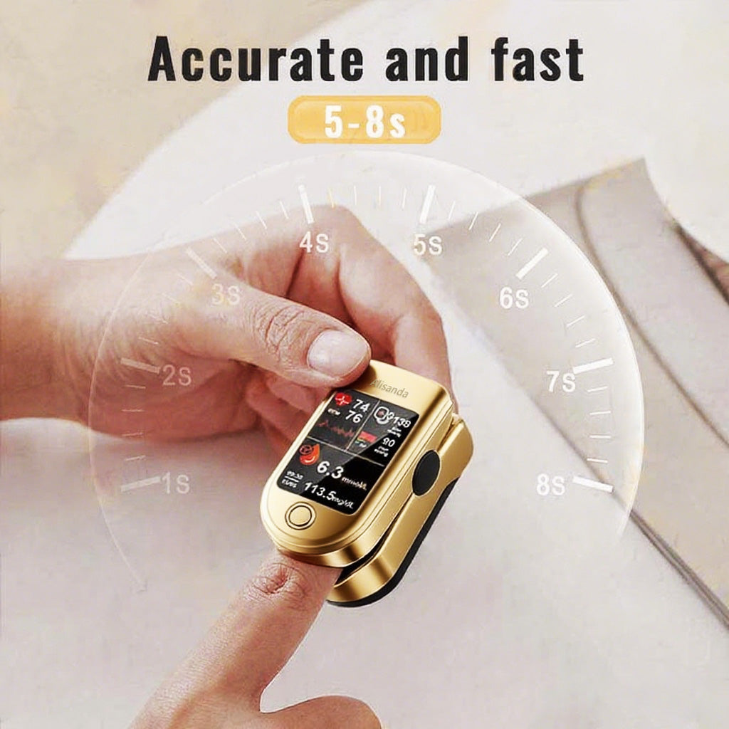 š„ 3-in-1 Health Monitor Painless Testing - Extremely Fast Readings - Accurate Tracking ā
Blood Glucose ā
Heart Rate ā
Blood Oxygen All in One!