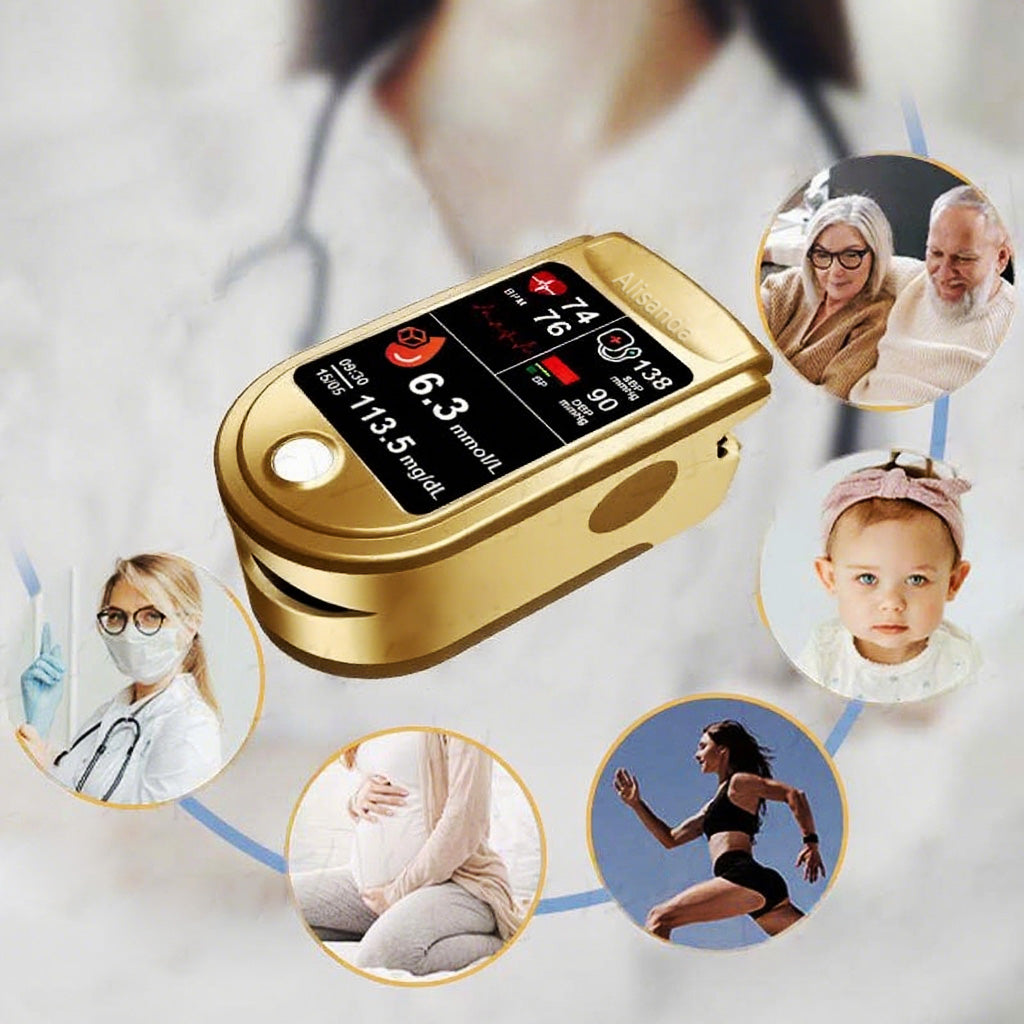 š„ 3-in-1 Health Monitor Painless Testing - Extremely Fast Readings - Accurate Tracking ā
Blood Glucose ā
Heart Rate ā
Blood Oxygen All in One!