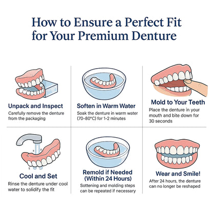 NESLEMY™  Advanced Customized Full Denture Set