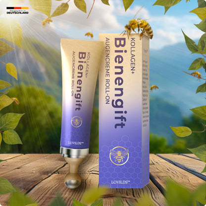 ✨ LOVILDS™ Kollagen+ Bienengift Augencreme Roll-on 🇩🇪 Vom Dermatologen genehmigt