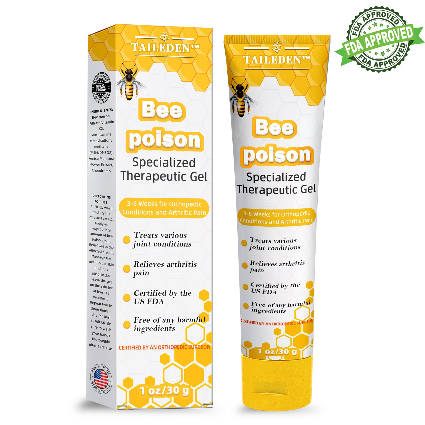 TAILEDEN™  Bee poison Joint Therapy Pain Relief Gel