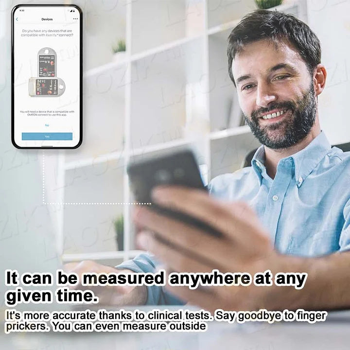 💥  3-in-1 Health Monitor Painless Testing - Extremely Fast Readings - Accurate Tracking ✅ Blood Glucose ✅ Heart Rate ✅ Blood Oxygen All in One!