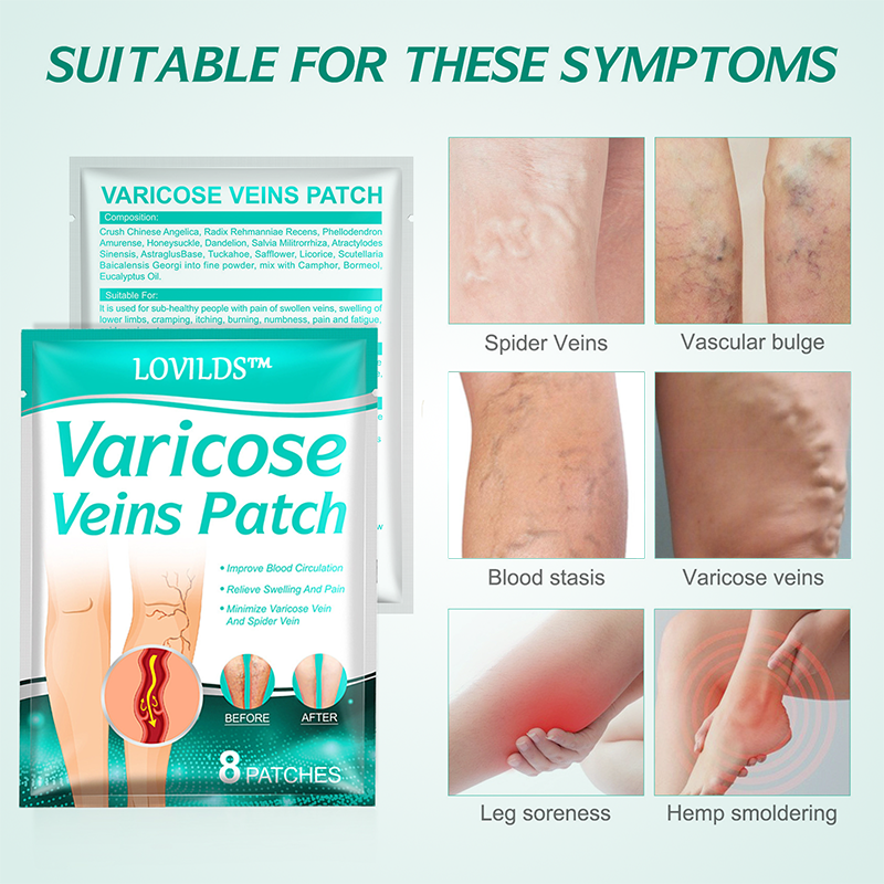 ✨ Last Day Discount: 80% OFF 🌸 LOVILDS™ Leech Varicose Veins Patch