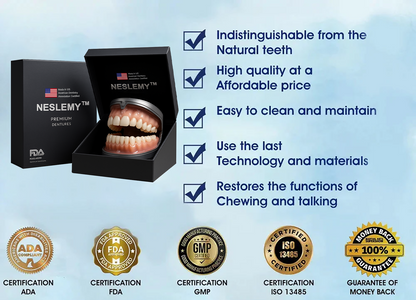 NESLEMY™  Advanced Customized Full Denture Set