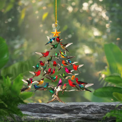 🔥🐦🎄Hummingbird Christmas Ornament✨(Same as in the video)